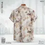 Digital Printed Premium Short Sleeve Shirt - (Biscuit)