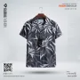 Premium Short Sleeve Cuban Collar Shirt - (Off black)