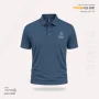 Premium Quality Half Sleeve China Mercerized Polo-shirt - (Navy Blue)