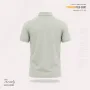 Premium Quality Half Sleeve China Mercerized Polo-shirt - (Off-White)