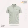 Premium Quality Half Sleeve China Mercerized Polo-shirt - (Off-White)