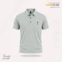 Premium Quality Half Sleeve China Mercerized Polo-shirt - (Muted Green)