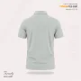 Premium Quality Half Sleeve China Mercerized Polo-shirt - (Muted Green)