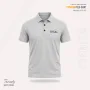 Premium Quality Half Sleeve China Mercerized Polo-shirt - (Light Greyish-Green)