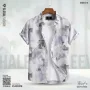 Digital Printed Premium Short Sleeve Shirt - (Sky blue)